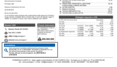 Come Leggere La Bolletta Del Gas Powergas