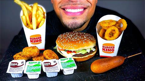 Asmr Burger King Impossible Whopper Chicken Nuggets Corn Dog Fries