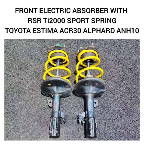 Front Electric Absorber With RSR Ti2000 Sport Spring Toyota Previa