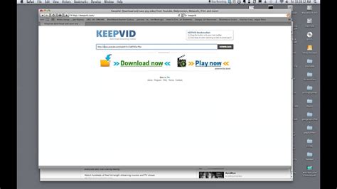 Using KeepVid YouTube