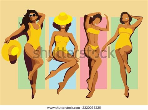 Four Bikini Models Sexy Stock Photos 61 Images Shutterstock