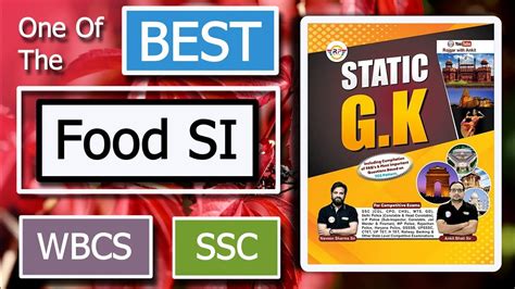 Static Gk Book For Wbpsc Food Si Wbcs Ssc Mts Ssc Chsl Kp