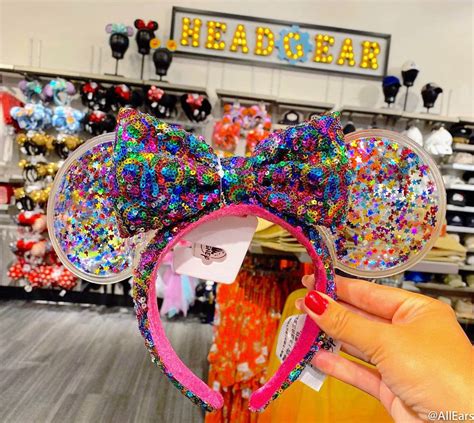 Get Ready To Sparkle In These New Rainbow Minnie Ears At Disney World