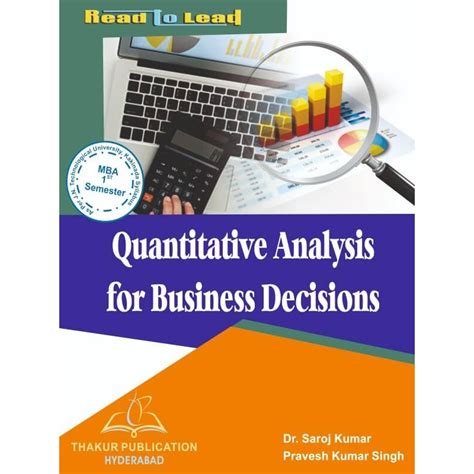 Quantitative Analysis For Business Decisions Mba First Semester 1 Semester