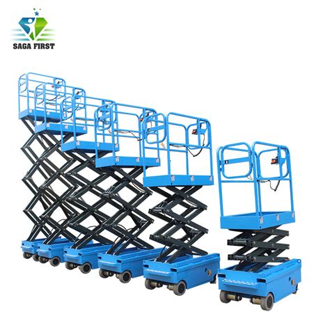 China M M Mini Small Electric Hydraulic Mobile Scissor Lift China