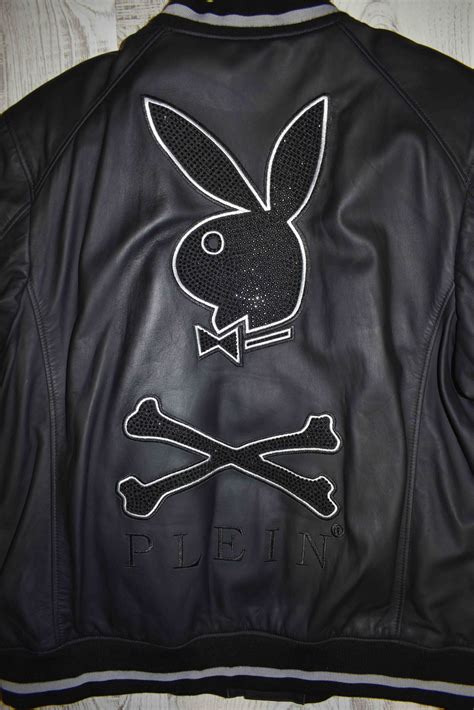 Philipp Plein Playboy Leather Jacket - Leather Guys