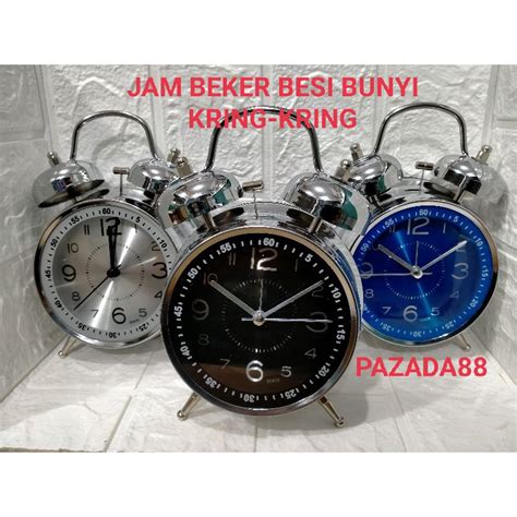 Jual Jam Beker Tx Besi Bunyi Kring Kring Shopee