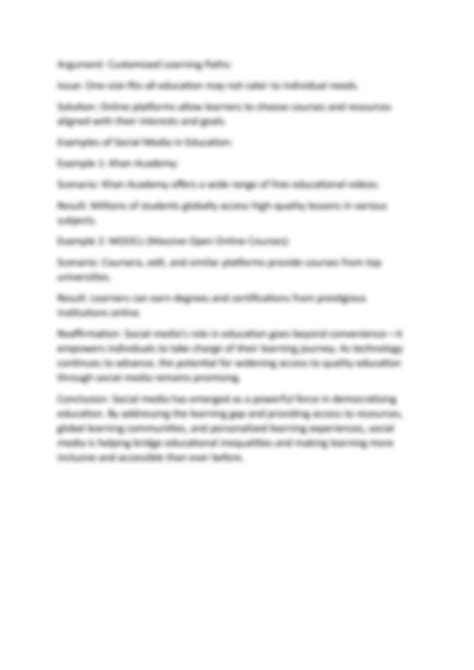 SOLUTION: Bridging the learning gap - Studypool