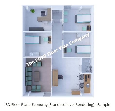 Commercial 3D Floor Plans by The 2D3D Floor Plan Company - Architizer