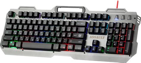 ᐉ Клавиатура Defender Assault GK-350L RU USB Grey-Metall 45350 (69155)