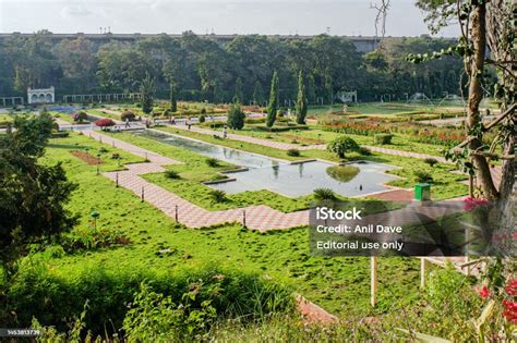 krsworks vrindavan garden mysorekarnataka india stock photo