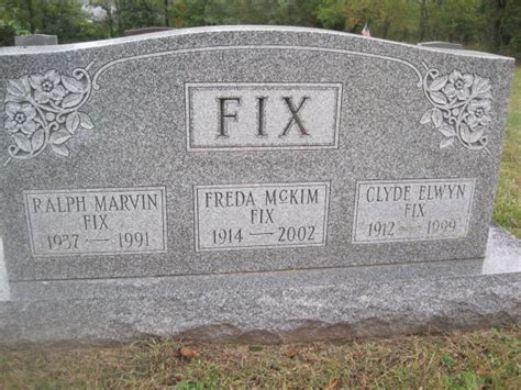 Clyde Elwyn Fix M Morial Find A Grave