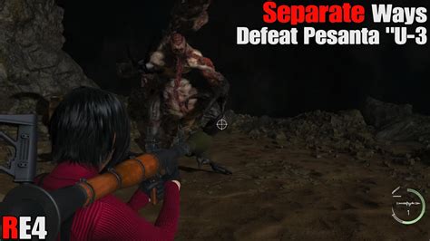 Resident Evil 4 Separate Way Defeated Pesanta U 3 Two Form Boss