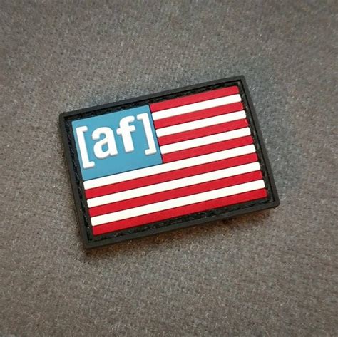 American AF - Mini PVC American Flag Patch