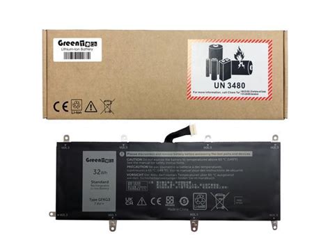 GREENTECH GFKG3 BATTERY FOR DELL VENUE 10 PRO 5056 TABLET 32WHR VN25R