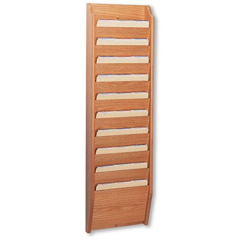 10 Pocket Ro Rack Oak Repair Order Rack Solid Wood Repair Order