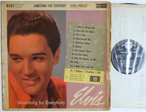 Elvis Presley Something For Everybody Lp Rca Rd