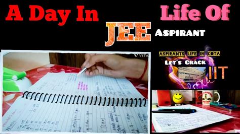 A Day In The Life Of A Iit Jee Aspirant Class Xi Allen Kota Jee