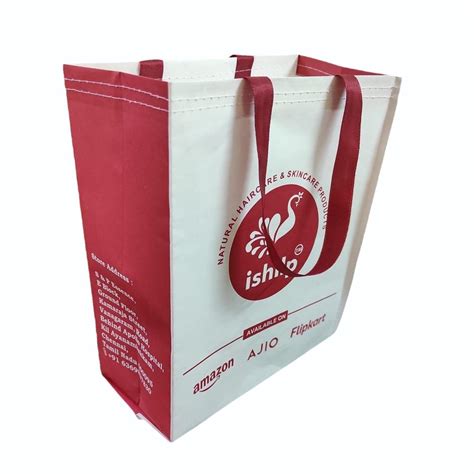 White Loop Handle Non Woven Textile Bag At Rs 18 Piece Non Woven Loop