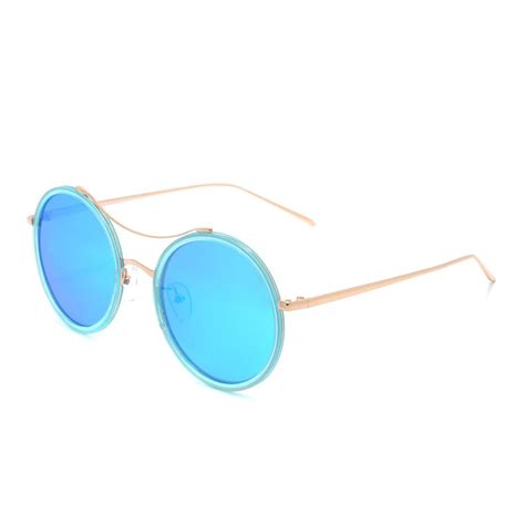 Blue Round Sunglasses | Round sunglasses, Sunglasses, Transparent ...