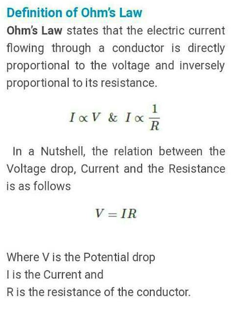 What Is Ohm S Law Class