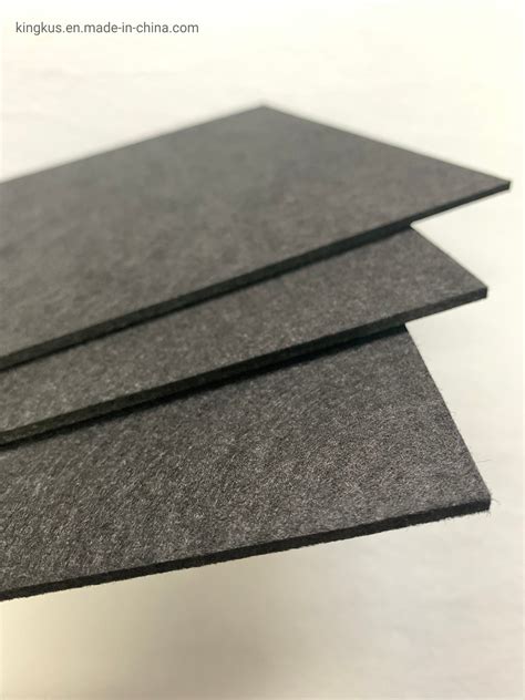 Customize 3mm Black Sound Absorption Pet Acoustic Panels Polyester Felt