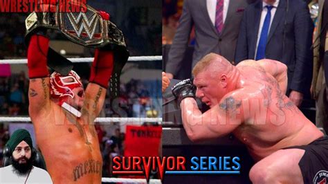 Survivor Series Brock Lesnar Vs Rey Mysterio No Holds Barred No