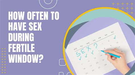 How Often To Have Sex During Fertile Window Wwic Calculator