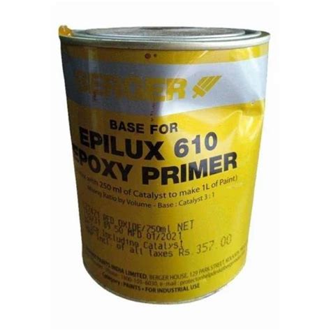 Berger Epoxy Primer Paint At Rs Litre Industrial Paints In