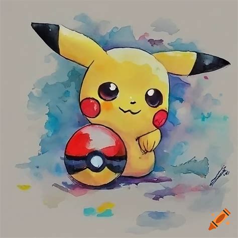 Pokemon Pikachu Cute Drawing