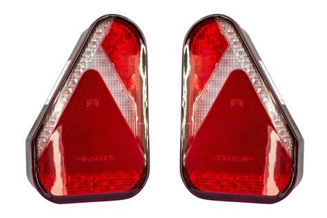 2x rear trailer light unit Aspöck Earpoint 5 pin left and right