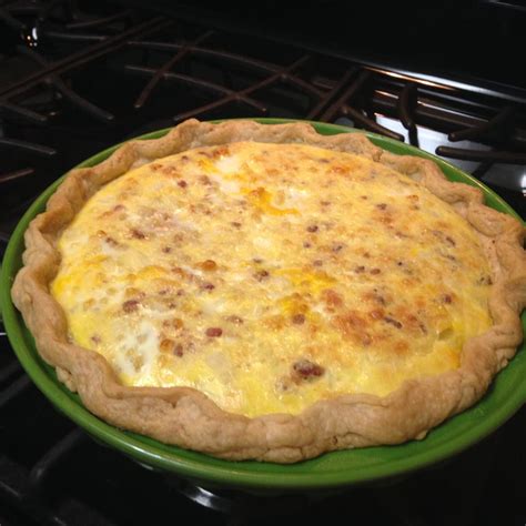 Easy Bacon And Cheese Quiche Recipe Allrecipes