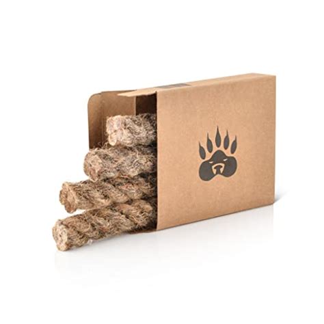 Allume Feu Survie Naturel Corde De Jute Imbib De Cire Allumage