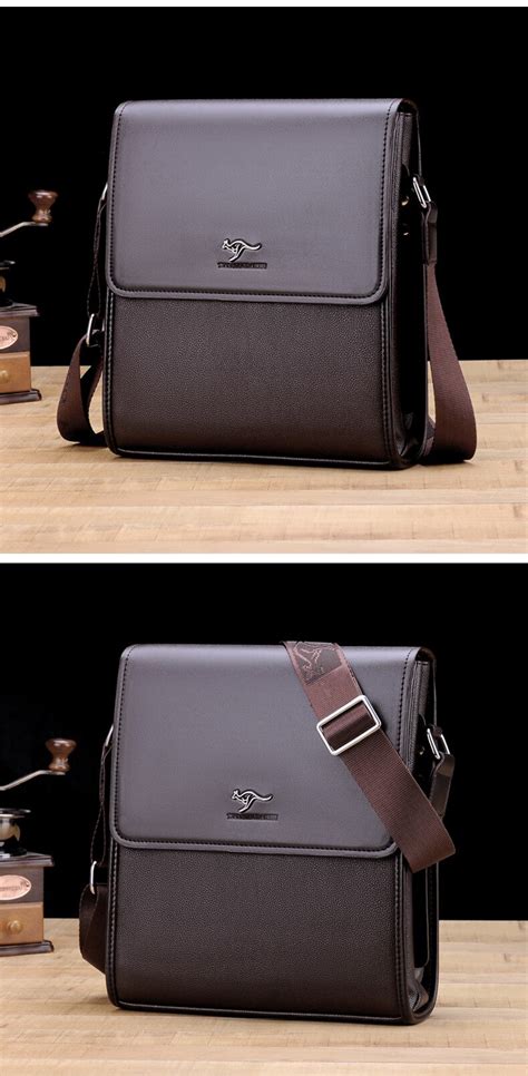 Мужские сумки, Повседневная Сумка-кенгуру на плечо, мужской портфель ...