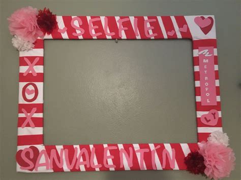 Cuadro para selfie San valentín Booth Valentines day decorations