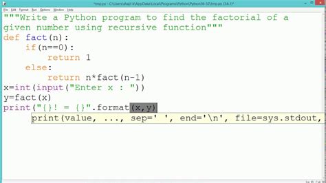 Calcular Factorial En Python Estudiar