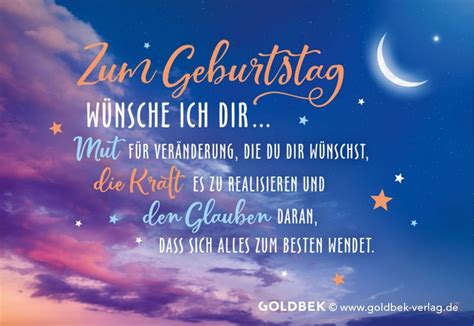 Postkarten Geburtstag Einfach ein wunderschöner Spruch für einen li