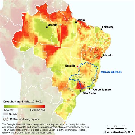 where is drought quadrilateral in Brazil map?. Can you show me in the