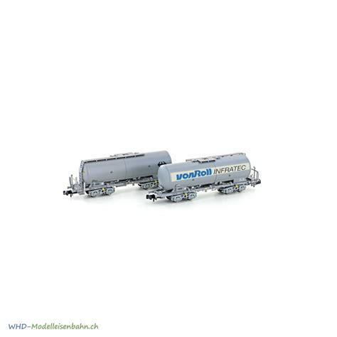 Hobbytrain N DC Silowagen Set Uacs Von Roll Epoche VI Fr 85 22