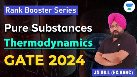 Pure Substances Thermodynamics Rank Booster Series JS Gill Ex