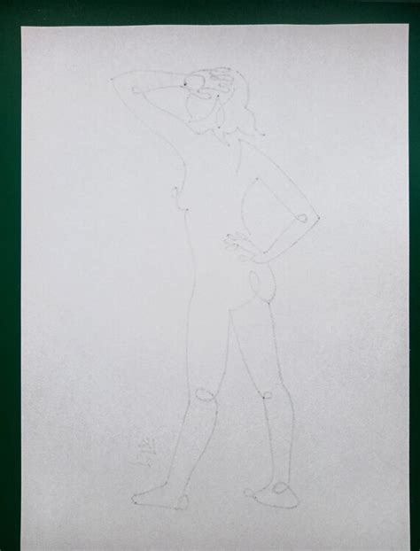 Nude Woman One Line Drawing Von Lada Kholosho 2022 Zeichnungen