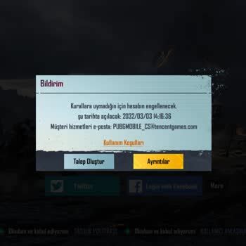 PUBG Mobile den Haksız Yere Ban Yedim Şikayetvar