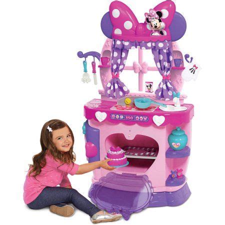 Disney Junior Minnie Mouse Flipping Fun Pretend Play Kitchen Set, Play ...