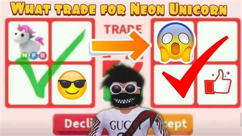 What People Trade For Neon Unicorn In Adopt Me Roblox YouTube