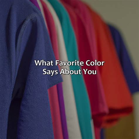 What Favorite Color Says About You Colorscombo