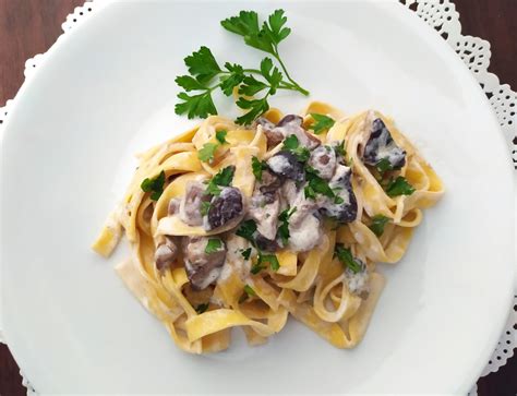 Tagliatelle Con Funghi Misti Surgelati E Panna Primo Piatto Cremoso