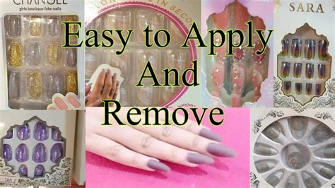 How To Apply And Remove Artificial Nails Easily Youtube