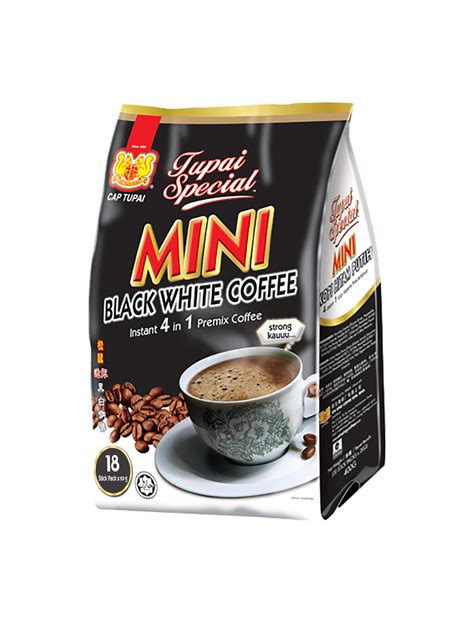 MINI BLACK WHITE COFEE 4 IN 1 Sin Sing Coffee