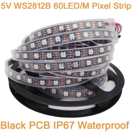 5 Meter Reel IP67 Waterproof NeoPixel WS2812B Addressable LED Strip