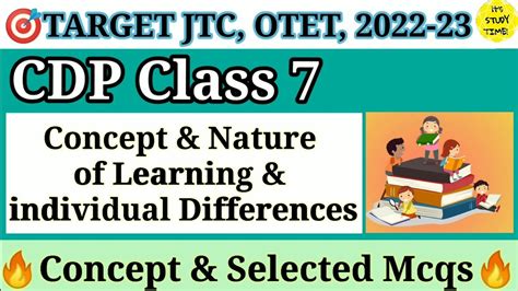 Otet Jtc Cht Concept Nature Of Learning Individual